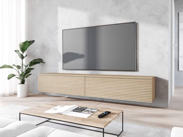 TV stolek Dlone 180, Barva: dub gaja / dub gaja lamely, Osvětlení: bez osvětlení 5903211316746