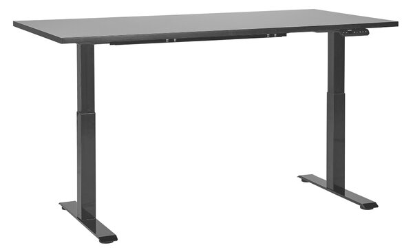 Elektricky výškově nastavitelný pracovní stůl DESTINES Černá 160 cm 72 cm