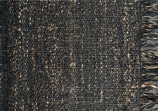 Linie Design Jutový koberec Nessa Antracit, ručně tkaný Rozměr: 140x200 cm