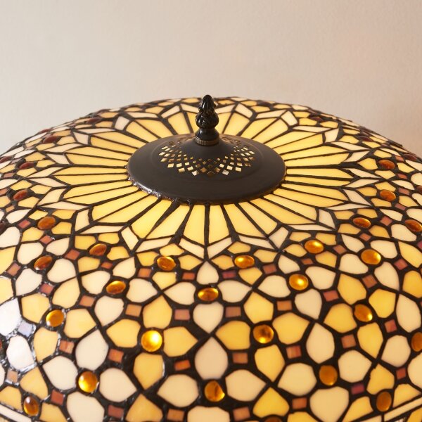 Endon 112178 - Stolní lampa Tiffany MILLE FEUX 2xE14/40W/230V pr. 45 cm
