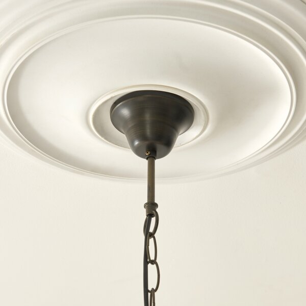 Endon 112246 - Lustr na řetězu Tiffany BOTANICA 1xE27/60W/230V pr. 45 cm