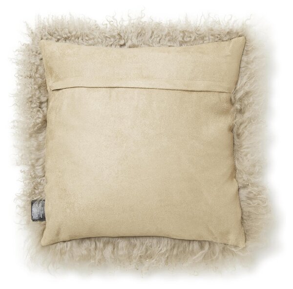 Skinnwille Home Collection Kožešinový polštář Taupe, tibetská kožešina, 40x40 cm