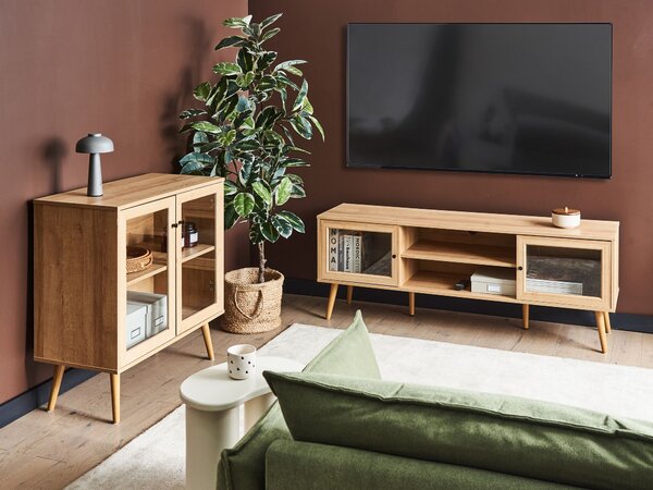 TV stolek ALBANY Světle hnědá