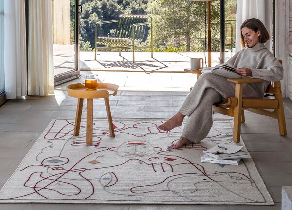 Nanimarquina Koberec Silhouette Kilim, afgánská a novozélandská vlna Rozměr: 170x240 cm