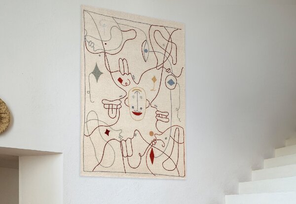 Nanimarquina Koberec Silhouette Kilim, afgánská a novozélandská vlna Rozměr: 170x240 cm