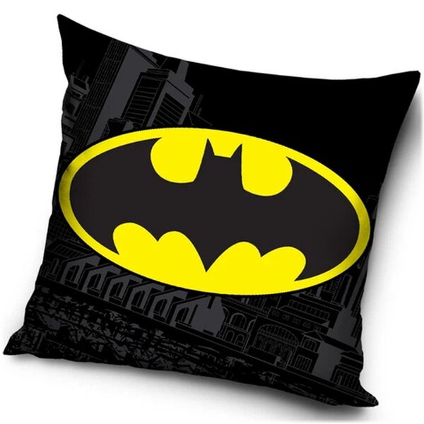 Dekorační polštář Batman - motiv Logo | 40x40 cm