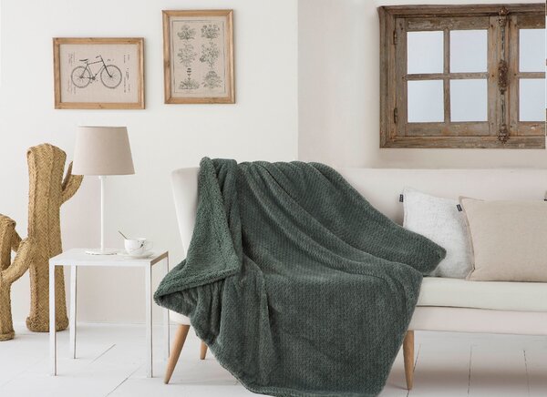 Textil Antilo Pléd Delme Green, zelený, 130x170 cm