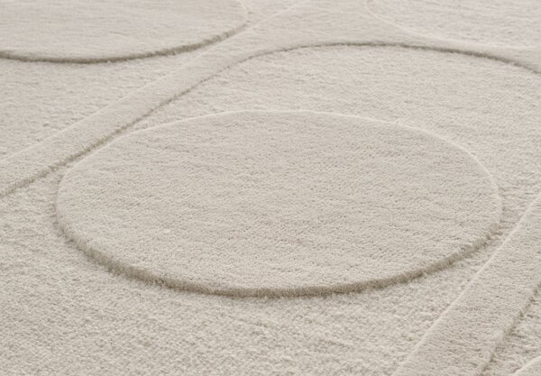 Linie Design Koberec Orb Alliance White,přírodní bílá Rozměr: 140x200 cm