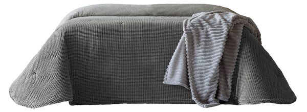 Textil Antilo Přehoz na postel Madeira, šedozelený, sada se 2 povlaky na polštáře 70x50 cm Rozměr: 270x270 cm