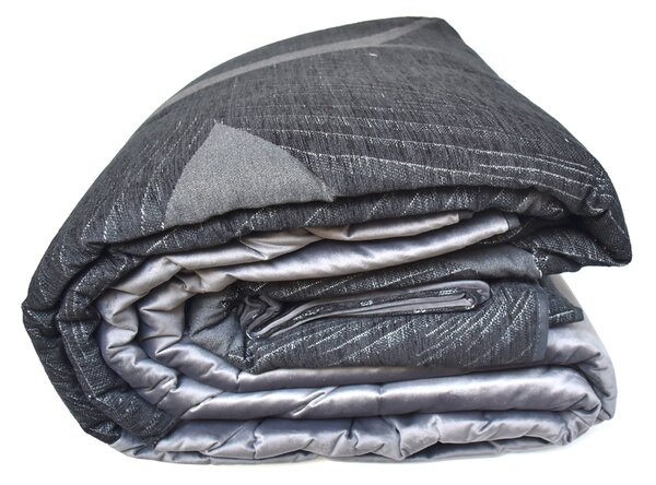 Textil Antilo Přehoz na postel Level Black, černý Rozměr: 250x270 cm