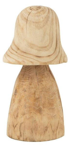 Přírodní dřevěná dekorace houba Mushroom S - Ø 15*32 cm - J-Line by Jolipa