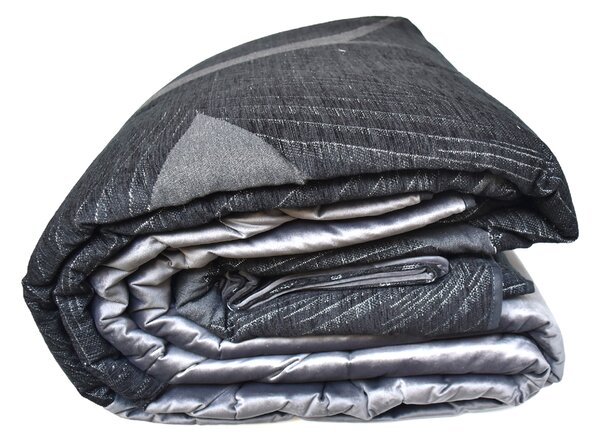 Textil Antilo Přehoz na postel Level Black, černý Rozměr: 250x270 cm