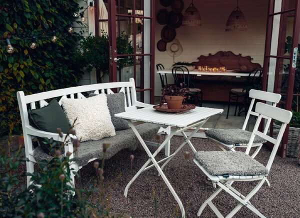 Skinnwille Home Collection Povlak na polštář Ulli Ivory, 45x45 cm, slonová kost