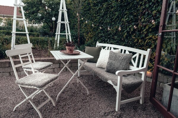 Skinnwille Home Collection Kudrnatá australská kožešina Curly Natural Grey, přírodní šedá, 180x60 cm