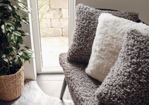 Skinnwille Home Collection Povlak na polštář Ulli Ivory, 45x45 cm, slonová kost