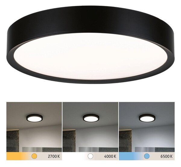Paulmann Stropní koupelnové svítidlo Tega LED IP44, 24W Barva: Černá matná