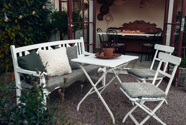 Skinnwille Home Collection Kudrnatá australská kožešina Curly Natural Grey, přírodní šedá, 135x60 cm