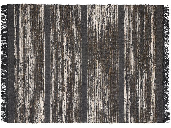 Linie Design Vlněný koberec Gorm Charcoal, uhlově šedý Rozměr: 200x300 cm