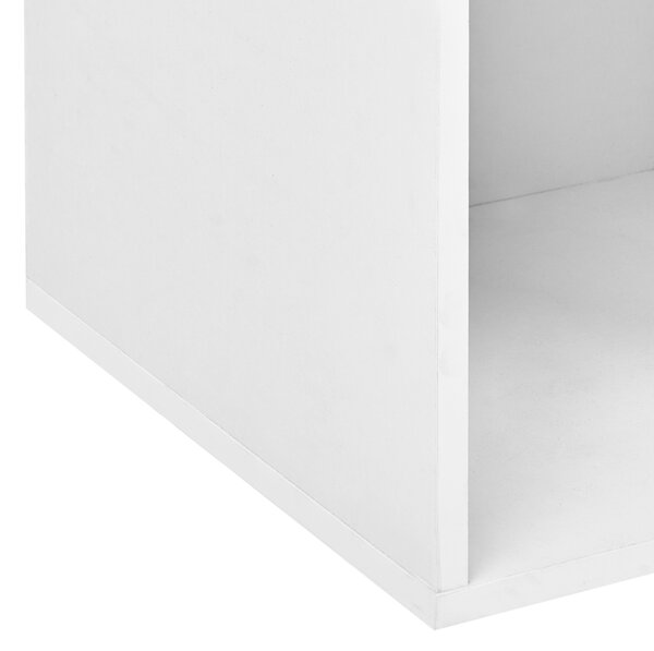 Knihovna se 4 policemi WINNIPEG 143 cm Bílá