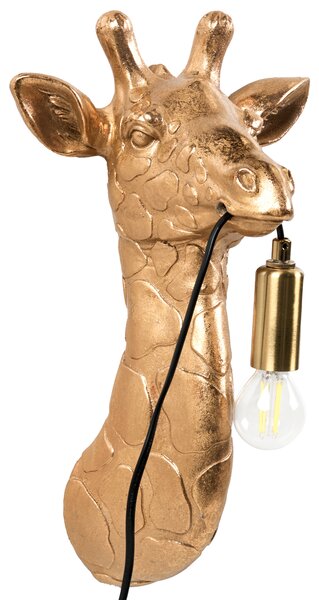 Žirafa Nástěnná lampa MERLIN Zlatá