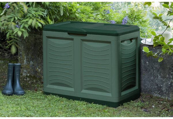 BAMA Úložný box METTITUTTO, zelený, plastový, kapacita 200 l