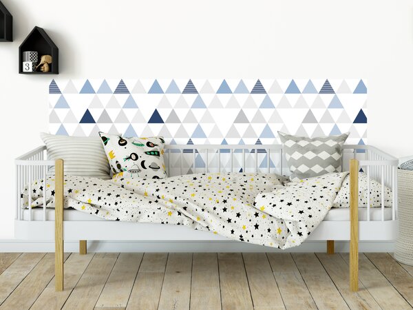 FUGU Ochrana zdi za postel - Tři bratři - modrá Varianta ochrany zdi: Delší strana postele 200x65 cm