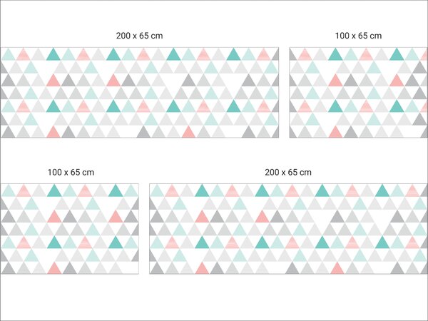 FUGU Ochrana zdi za postel - Tři sestry Varianta ochrany zdi: Delší strana postele 200x65 cm
