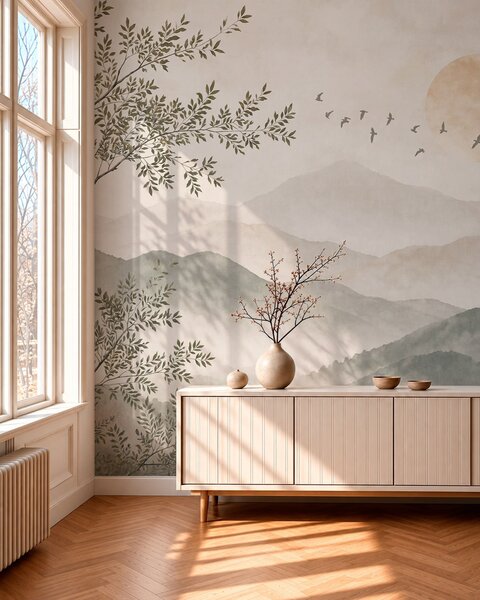 Fototapety Hory za úsvitu, Fototapety s přírodními motivy, w05924 : uwalls.cz