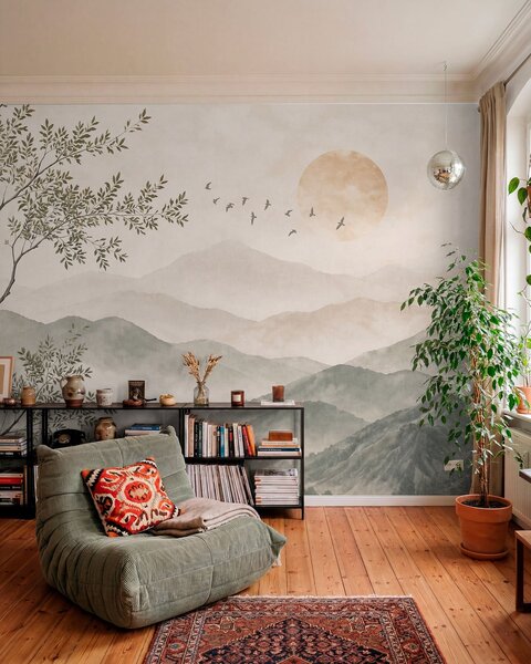 Fototapety Hory za úsvitu, Fototapety s přírodními motivy, w05924 : uwalls.cz