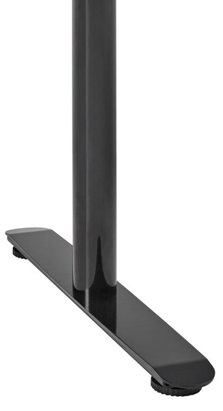 Elektricky výškově nastavitelný pracovní stůl DESTINAS Černá/Světle hnědá 160 cm 72 cm