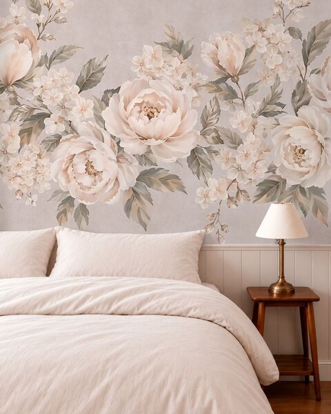 Fototapety Kytice ve vintage stylu, Fototapety vintage, w05926 : uwalls.cz