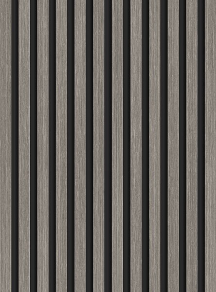Mexen Lam-B, akustické stěnové lamely 275 × 30 cm, HDF deska 4 mm, technická dýha, dub stříbřitý, S100-275307-3015-007