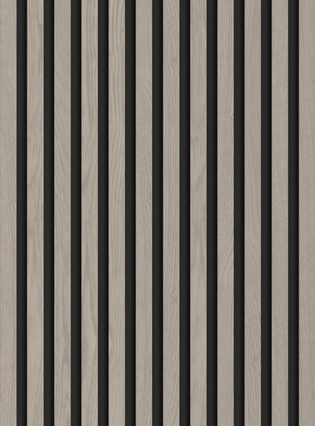 Mexen Lam-B, akustické stěnové lamely 275 × 30 cm, HDF deska 4 mm, technická dýha, dub popelavý, S100-275307-3015-005