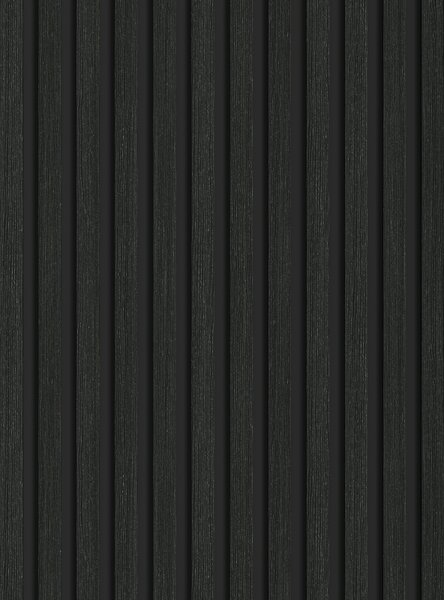 Mexen Lam-B, akustické stěnové lamely 275 × 30 cm, HDF deska 4 mm, technická dýha, dub černý stříbřitý, S100-275307-3015-025