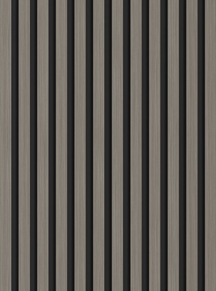 Mexen Lam-B, akustické stěnové lamely 275 × 30 cm, HDF deska 4 mm, technická dýha, dub ocelový, S100-275307-3015-006