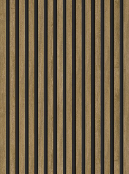 Mexen Lam-B, stěnové lamely 275 × 31,5 cm, HDF deska 4 mm, dub klasický, S100-275317-2812-072