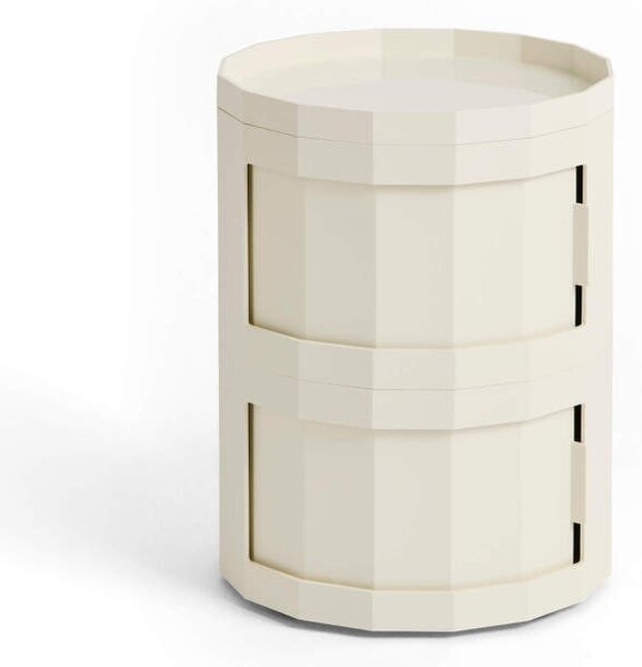 HAY Úložný stolek Facet Cabinet 20, eggshell