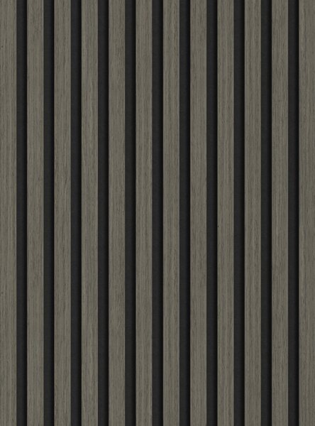 Mexen Lam-F, akustické stěnové lamely 275 × 30 cm, plstěný podklad 8 mm, technická dýha, dub onyxový, S105-275307-3015-010