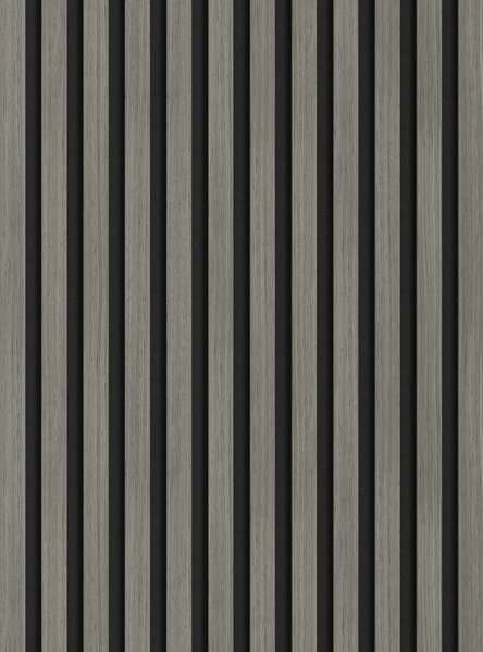 Mexen Lam-F, akustické stěnové lamely 275 × 30 cm, plstěný podklad 8 mm, technická dýha, dub Heritage, S105-275307-3015-008