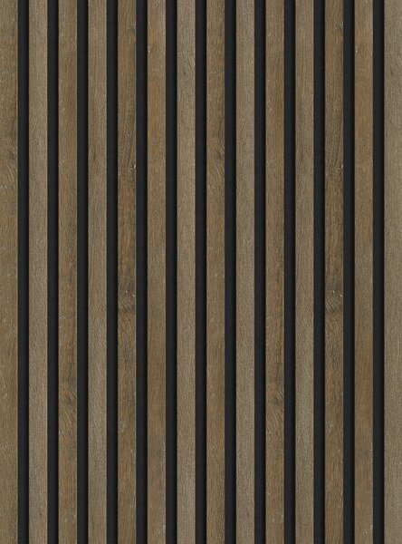 Mexen Lam-F, akustické stěnové lamely 275 × 31,5 cm, filc 6 mm, dub espresso, S105-275317-2812-065