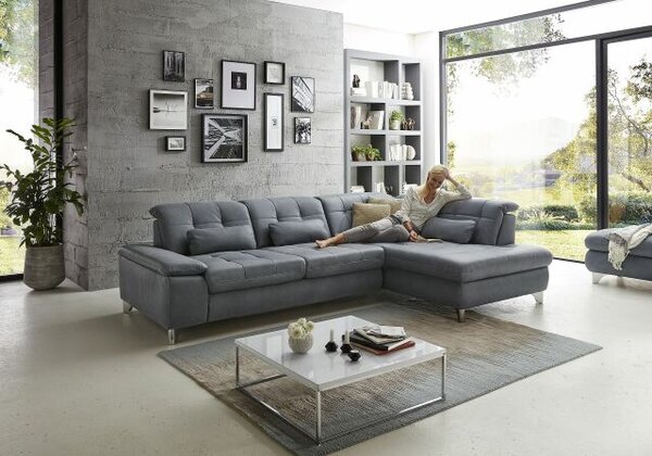 Sedací souprava ENNA_varianta "L"_Vivre steel