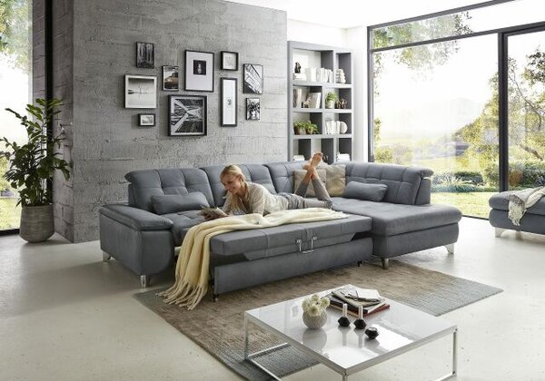 Sedací souprava ENNA_varianta "L"_Vivre steel