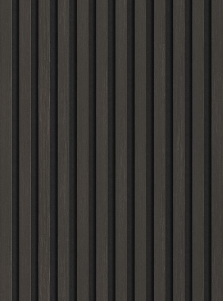 Mexen Lam-F, akustické stěnové lamely 275 × 30 cm, plstěný podklad 8 mm, technická dýha, ořech stříbřitý, S105-275307-3015-009