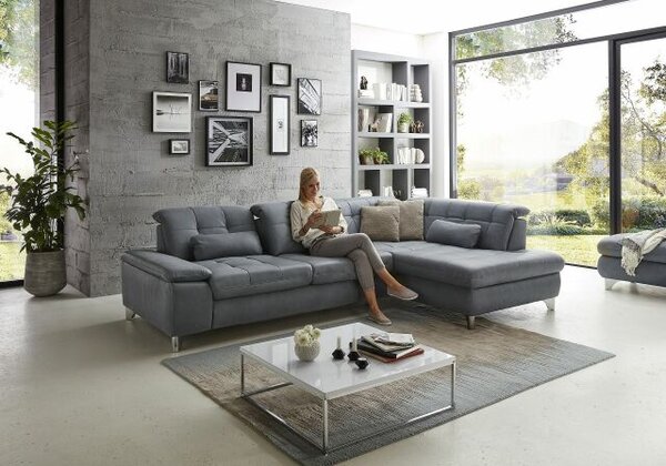 Sedací souprava ENNA_varianta "L"_Vivre steel