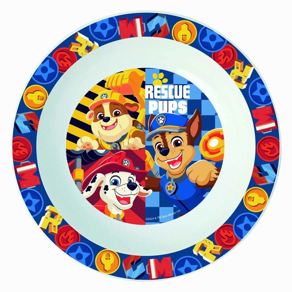 Stor Plastová miska Paw patrol 16,5cm