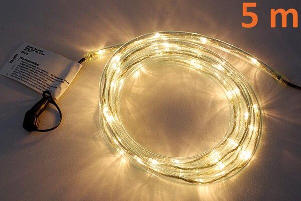 DiLED světelný kabel 60 LED, teple bílá