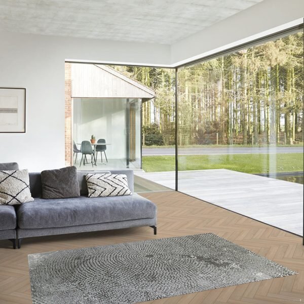 Berfin Dywany, Kusový koberec Dizayn 2218 Grey, 120x180, šedá, obývací pokoj