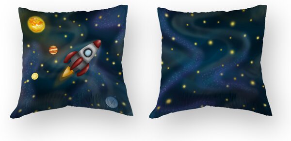 Povlak na polštář Veba GEON Raketa Velikost: 40x40 cm