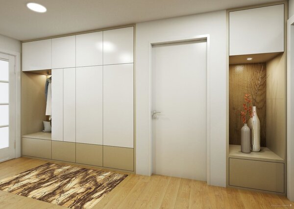 Berfin Dywany AKCE: 190x67 cm Protiskluzový běhoun na míru Zel 1022 Brown - obšitý ze všech stran - šíře 67 cm