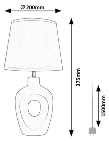 Rabalux MADELOR stolní lampa 74079